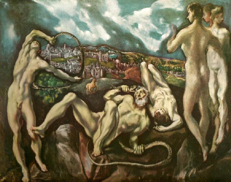 El Greco laocoon France oil painting art